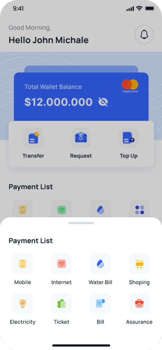 DrayPay app home screen