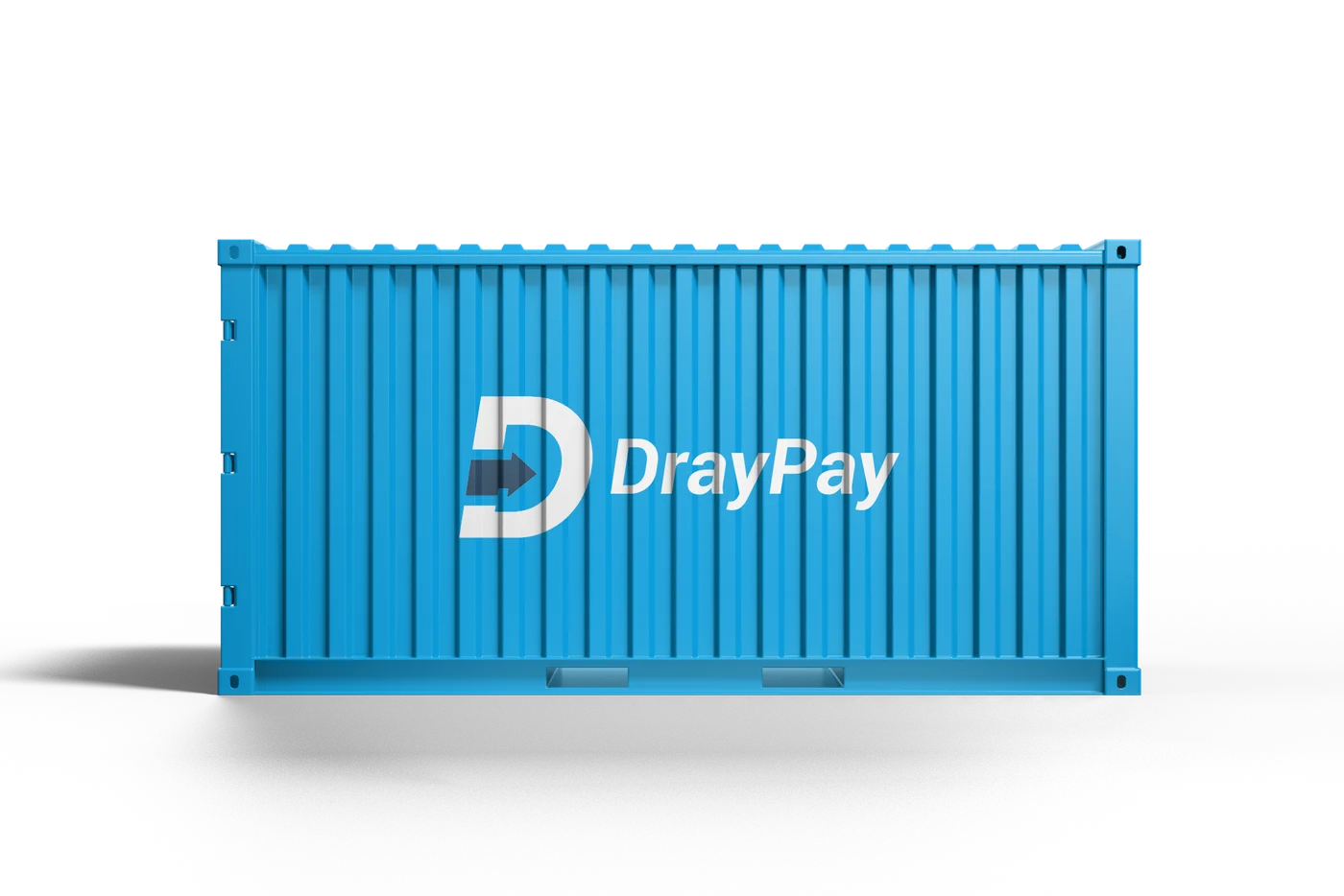 DrayPay shipping container, side view